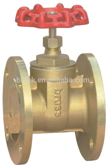 brass flanged gate valve