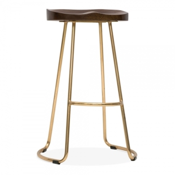 Modern Victoria 75cm Dining Room Furniture - Dining Table and Bar Stool Set