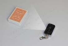 Motorcycle key poker analyzer camera lens marked cards