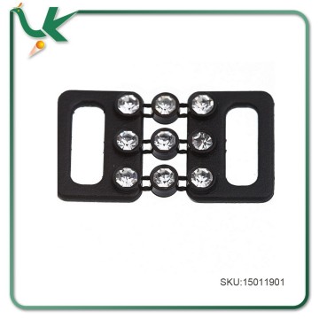 Rhinestone Lingerie Clasp Bra Closure Rhinestone Plastic Hook