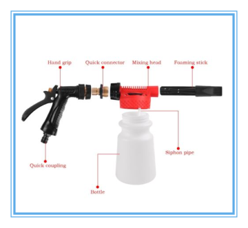 Car&Truck Snow Foam Gun Wash Garden Hose Car Cleaning Washing 900ml