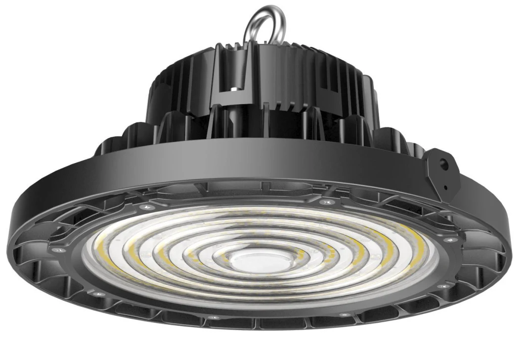 IP66 LED UFO Highbay, No UV, No Blue Light, Emergency Function, Lighting Sensor