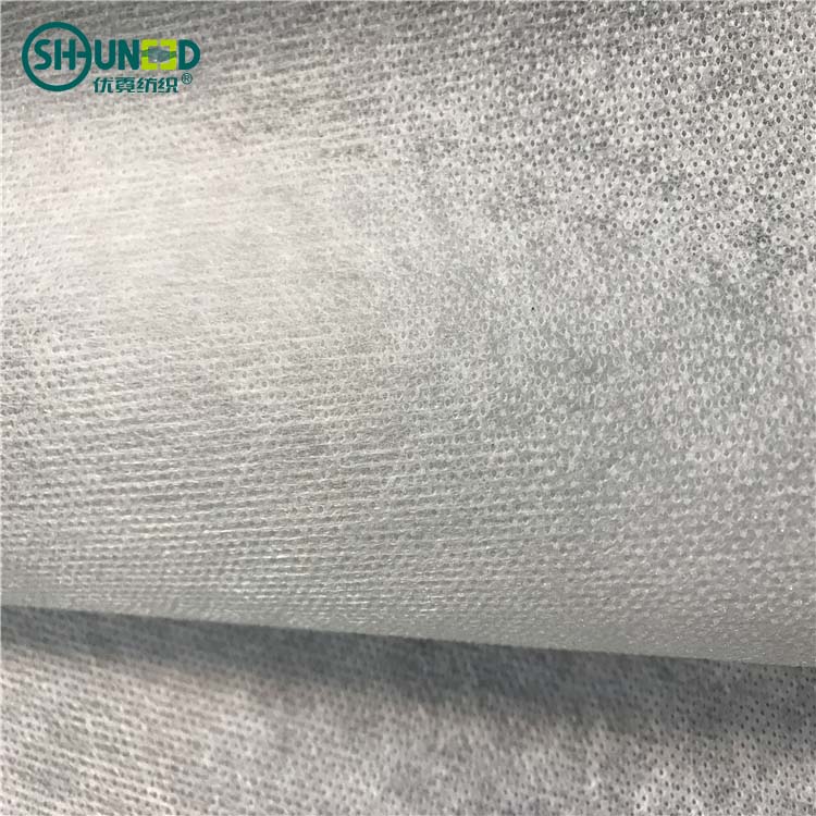 Garment nonwoven fusible interlining/interfacing/fabric