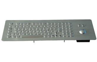 waterproof industrial Kiosk Metal Keyboard / panel mounted