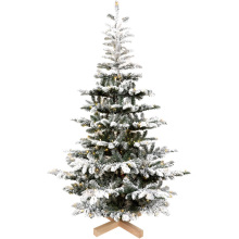 Candle Lit White Artificial Christmas Tree