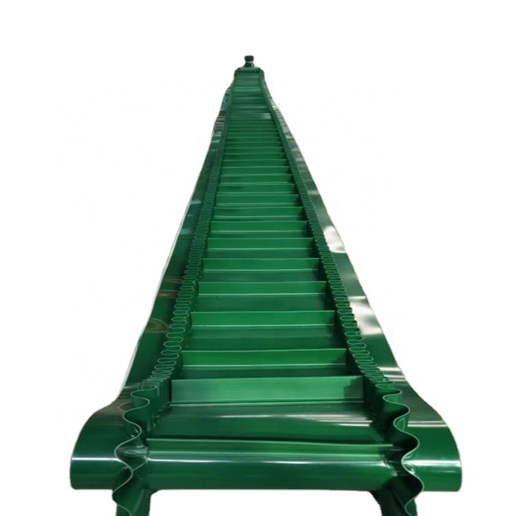 PVC PU Conveyor Belt Heat Resistant Portable Green Conveyor System Food Grade Online Support,spare Parts Corrosion Protection