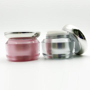 Zweischichtige Pilz-Acrylkosmetik-Spiegelflaschen