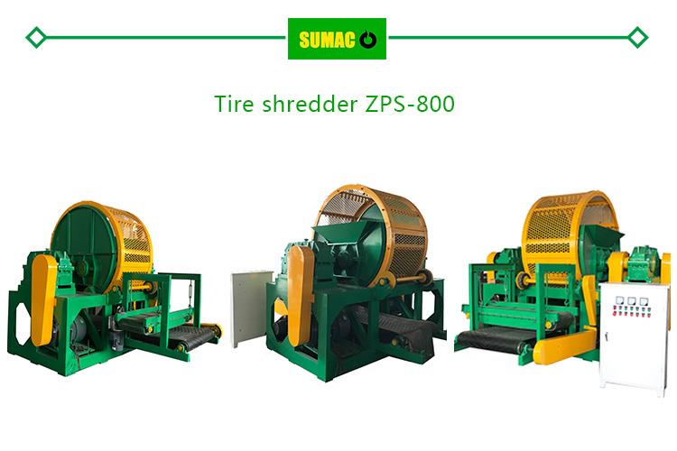 Automatic Tyre Recycling Shredder