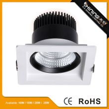 Manufacturer professional aluminum led downlight with flat cover