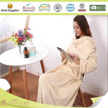 soft fleece with sleeves blankets