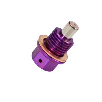 Magnetic Oil Pan Drain Plug with M12x1.25 Crush Washer Bolt
