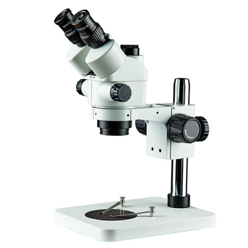 5-55X Big Field Zoom Trinocular Steroo Microscope