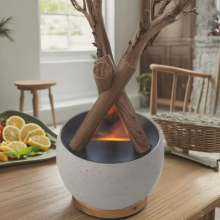 New Portable Essential Oil Diffuser Flame Diffuser