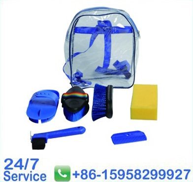 Aliciamento mochila Kit 6 peças cavalo aliciamento equipamentos para limpeza - Bn5042