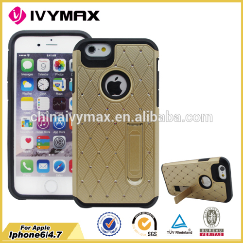 Hot sale for iphone 6 case mobile phone case with stand accessories