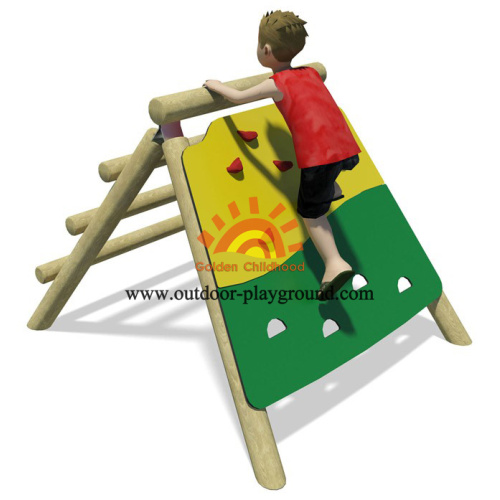 Wooden Playhouse Climber Net Panel Wall Playhouse