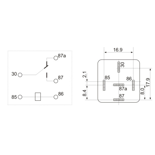 Relés universales automáticos 12V 24V