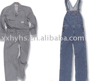 Cotton and polyester FR working clothes