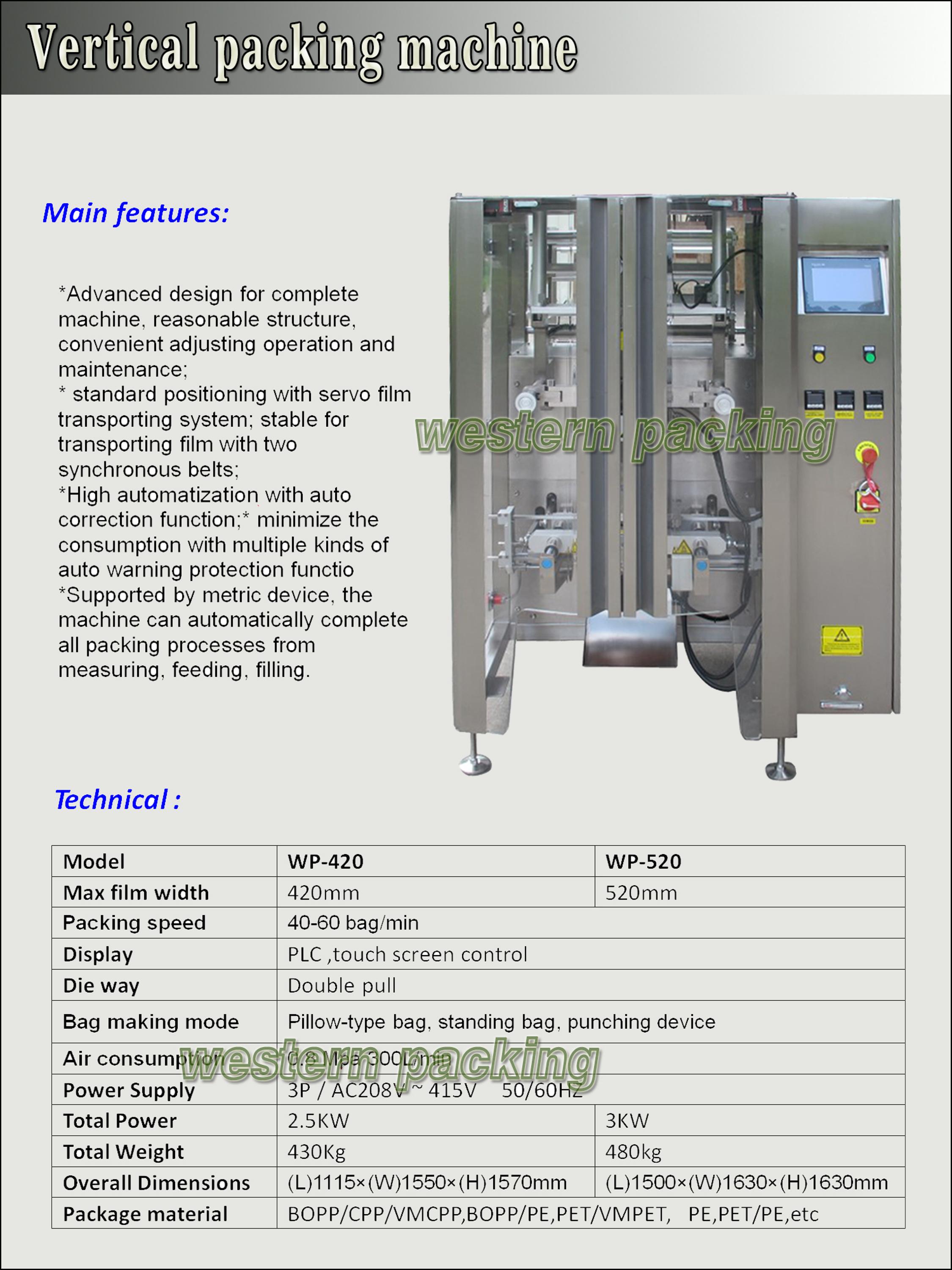 Automatic packing machine for mushroom