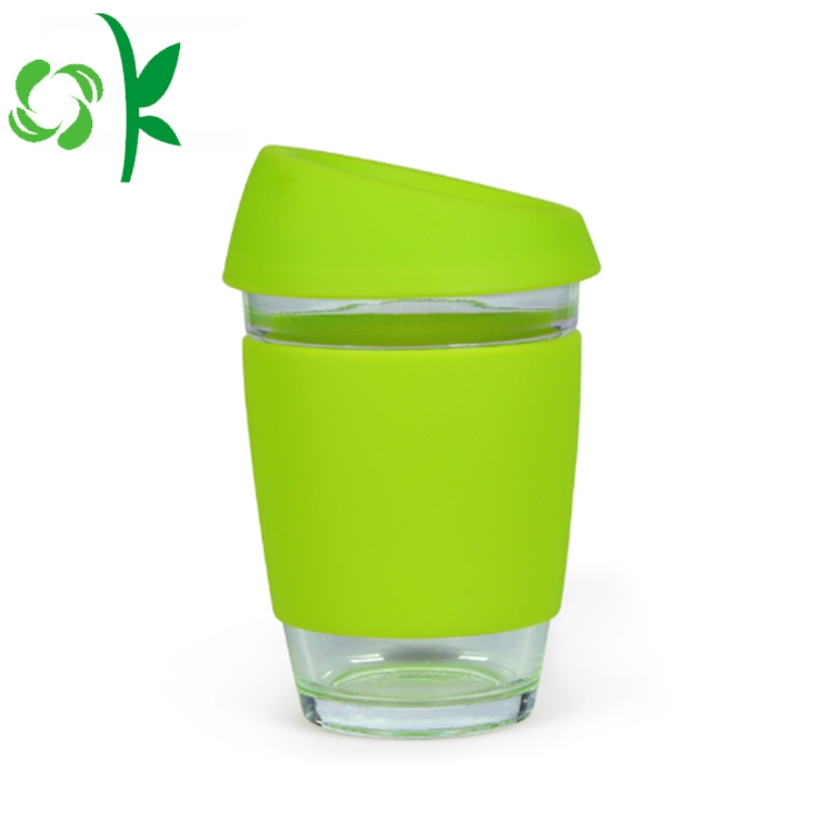 Factory Ceramic Silicone Cup Sleeve with Lid Cover