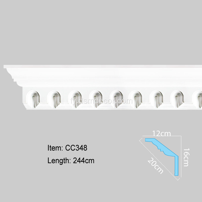 Nije Pu Cornice Molding fan hege kwaliteit