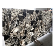 Artificial Onyx Resin Acrylic Translucent Backlit Faux Stone Panels with Jade Inlay