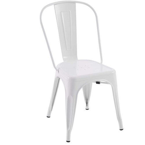 Tolix Silla Lateral Comedor Silla De Metal