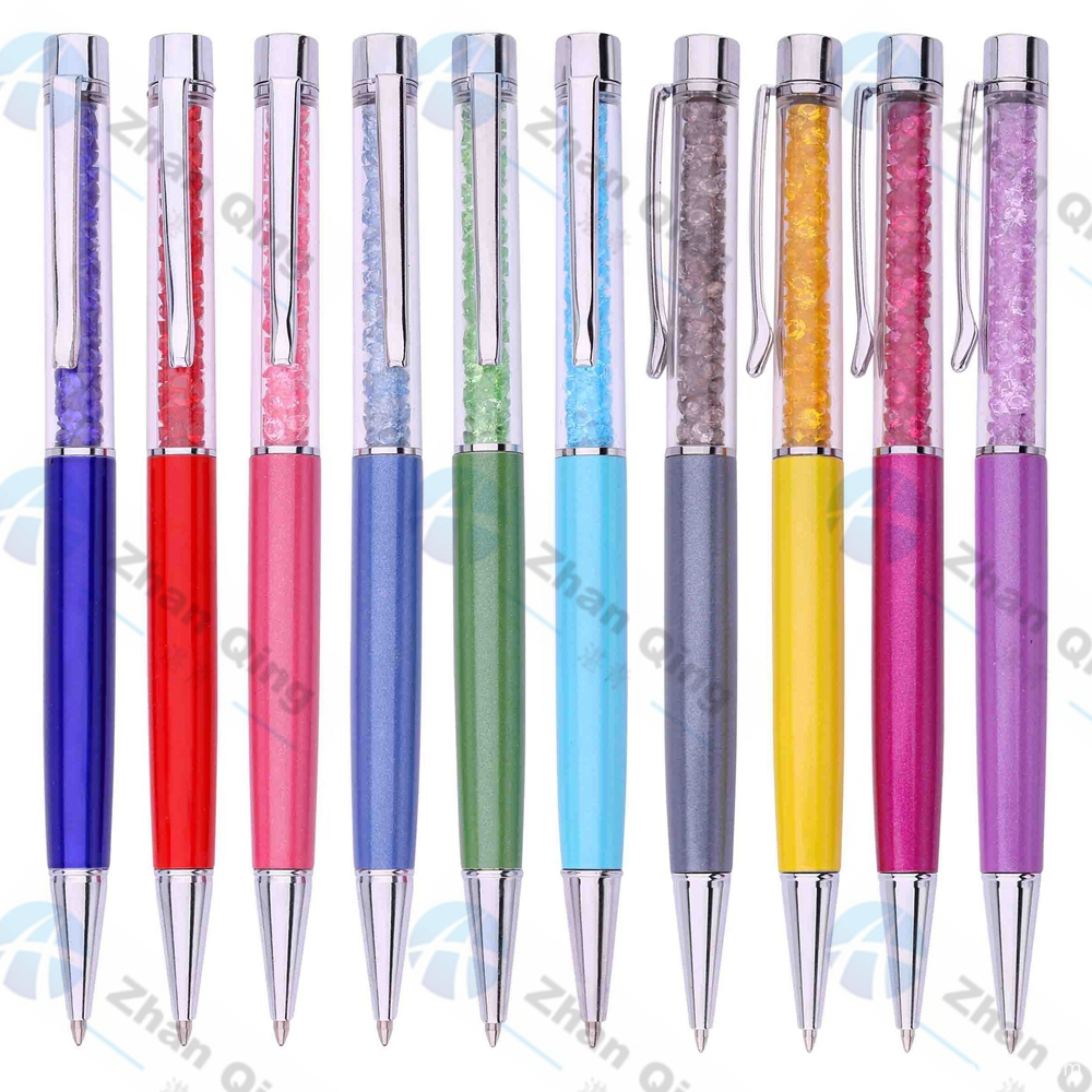 Charming Design Metal Crystal Ball Pen