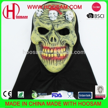 Scary skull heads ghost face mask