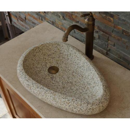 Gold Ma granite stone basin