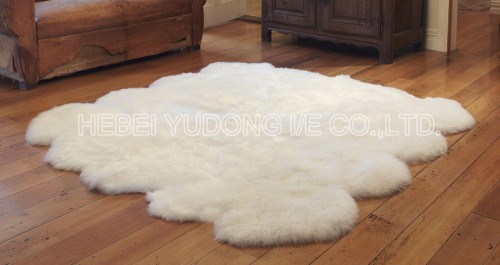 Comfortable Australian eight-pelt lambskin rugs