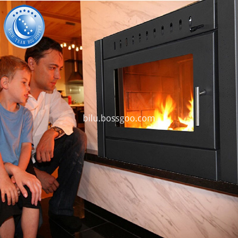 Zero Clearance Wood Burning Ventless Fireplace Heaters Insert