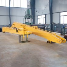 E336 long reach boom assembly for river mud cleaning