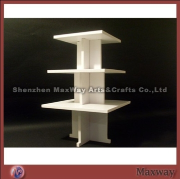 Milky Square Vertical Acrylic Cupcake Stand Holder