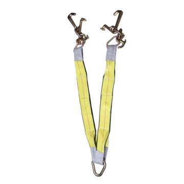 V Bridle Tow Strap with RTJ Claw Hooks