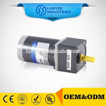 High torque 24 volt 12v 60w brush dc motor specifications