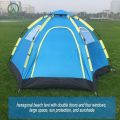 6 Man Hexagon Instant Tent with 4 Windows