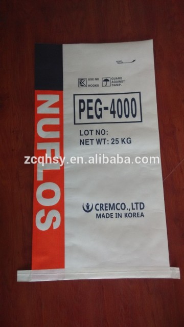 pp woven laminated kraft paper bag/Printing kraft paper laminated pp woven bag