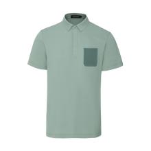 COMFY POLO-halsed manlju top mei pocket