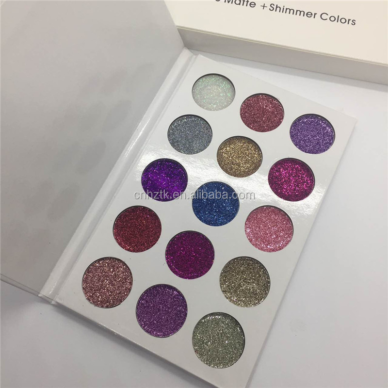 Makeup 15 color glitter powder eyeshadow palette cosmetic eyeshadow