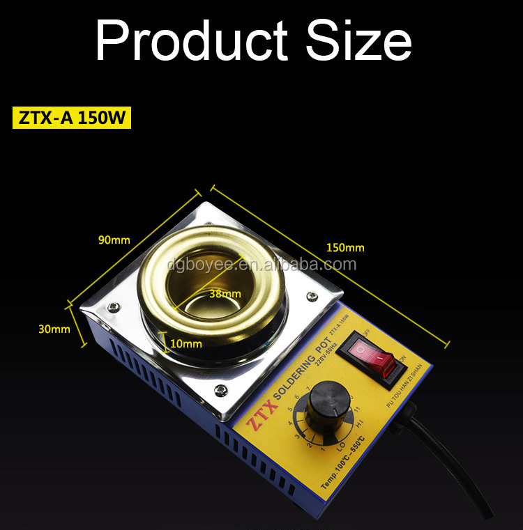 便携式锡炉温控焊锡口 无铅焊锡锅 焊锡炉