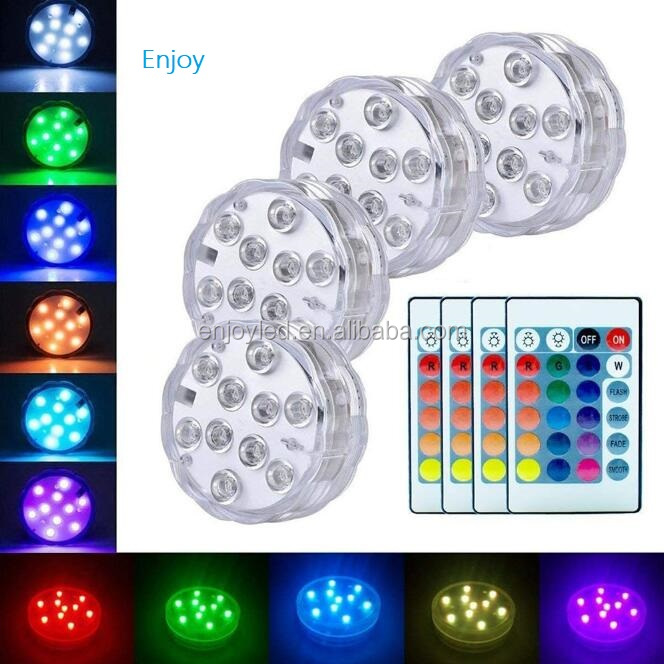 Led lamp for aquarium fish tank diving waterproof light low light RGB remote control light