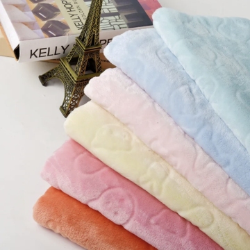 3D Printed Coral Fleece Bath Robe Fabric