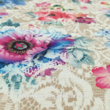 2017 custom fabric printing digital printing fabric