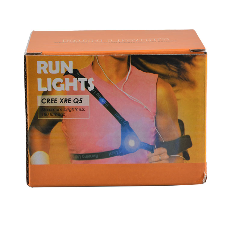 Super Bright Waterproof Night Running Light Safety Jogging LED Chest Flashlight Lamp With USB Rechargeable