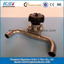 ss304 welding diaphragm valve U type diaphragm valve