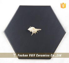 Hot Sale Cheap Floor Tile Black Hexagon Tile