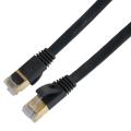 CAT7 dubbel afgeschermde Ethernet-kabel Plat ontwerp