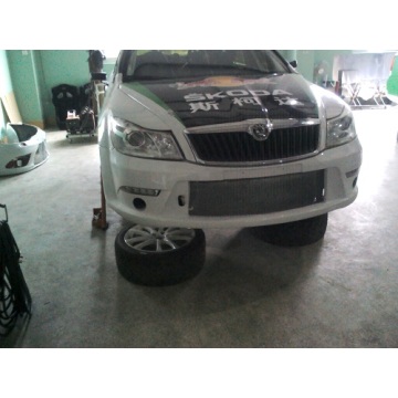 Skoda Mingli carbon fiber front bumper bottom