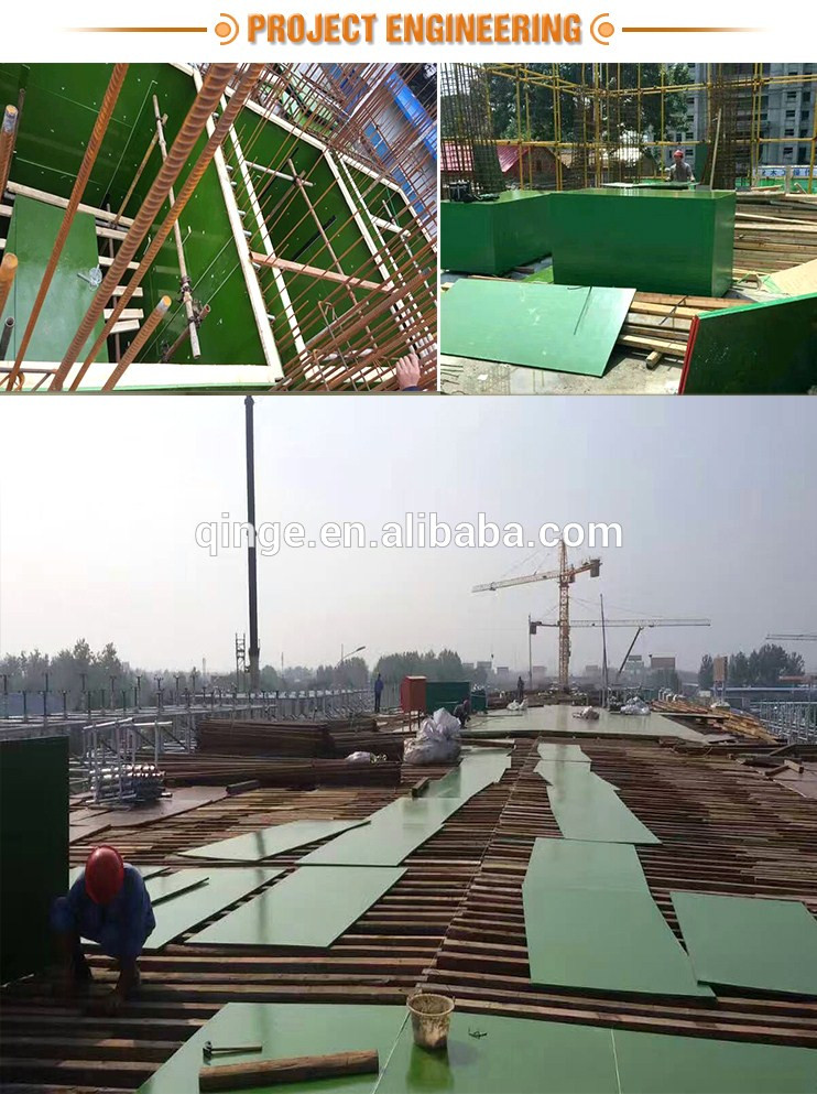 high quality 18mm green pp plastic plywood for construction